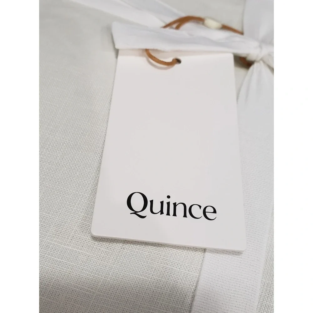 NEW Quince European Linen True Blackout Curtian 96